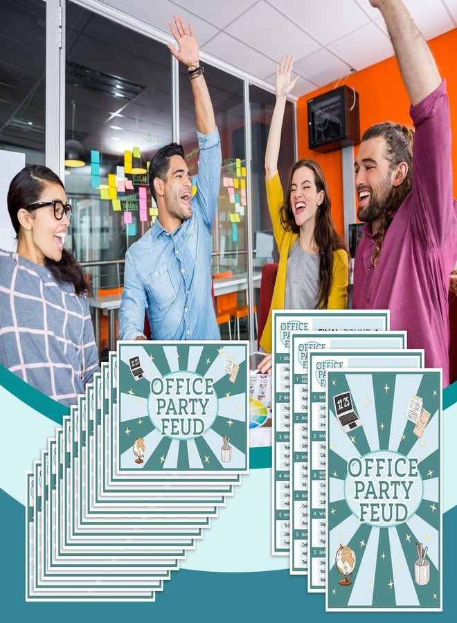 Xenseou Office Party Feud Game, Office Activity Games, Office Trivia Game Set, Games For Team Building, Office Party Game and Activity Supplies-OF01 - Image 3